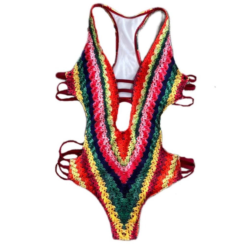 Women Monokini Swimsuit - US Size M